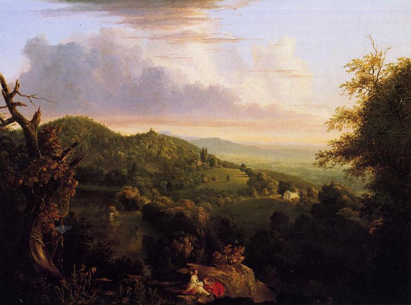 Thomas Cole View of Monte Video, Seat of Daniel oil painting image
